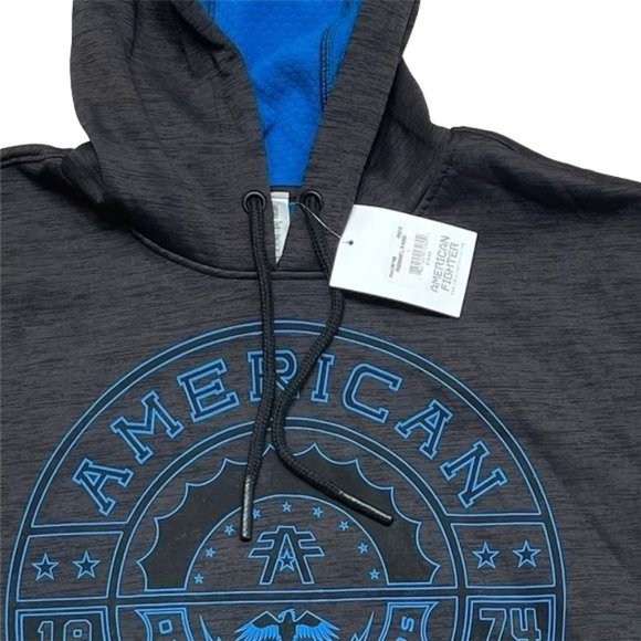 COPY - NEW AMERICAN FIGHTER FREEMONT MEN GRAY HOODIE  XL - Picture 9 of 12